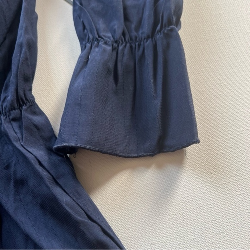 NWT Elliott & Vine Dress Women’s Navy Blue Chambray Size 2XL (A4) - Picture 4 of 7